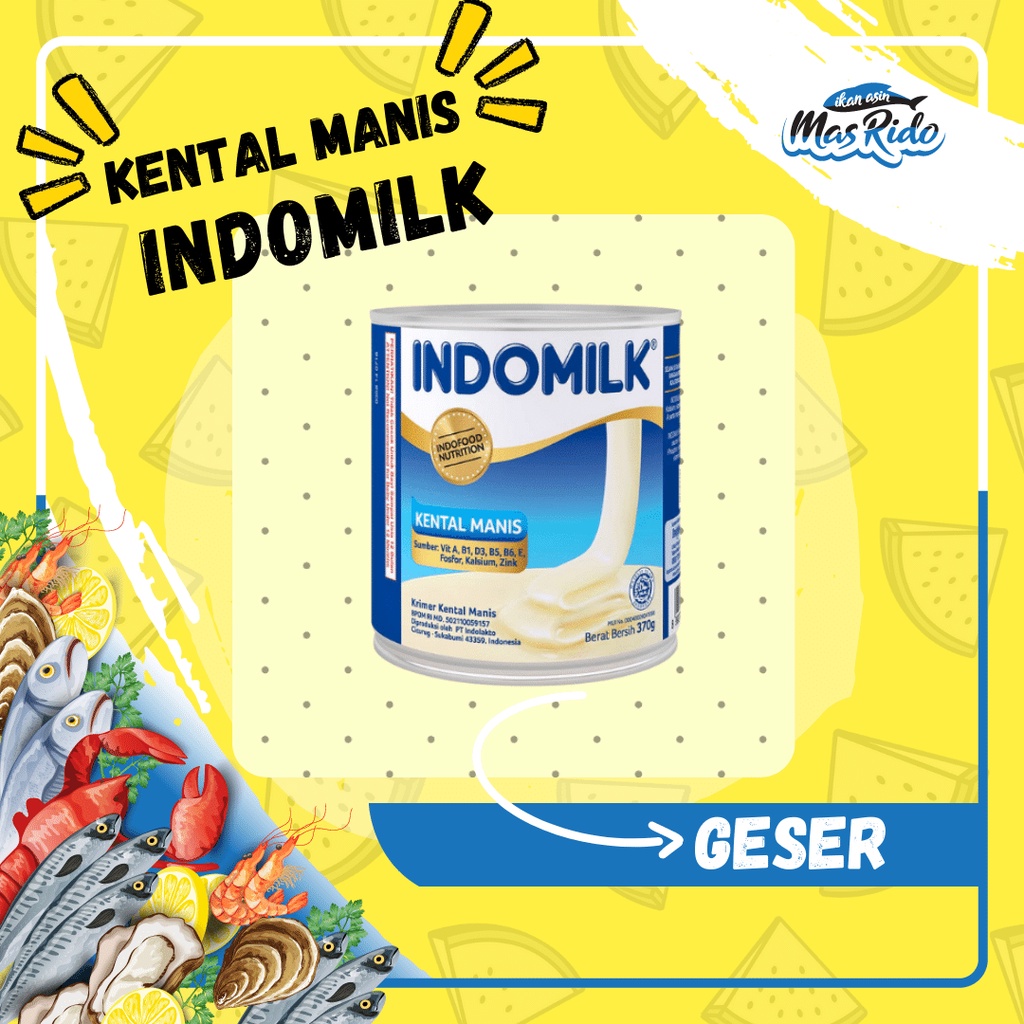

Susu Kental Manis Susu Indomilk 370Ml Putih Kaleng Indofood Nutrition