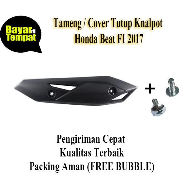 Tameng / Cover Tutup Knalpot Honda Beat fi 2017 / Tameng Knalpot BEAT FI ESP STREET 2016-2017-2018-2