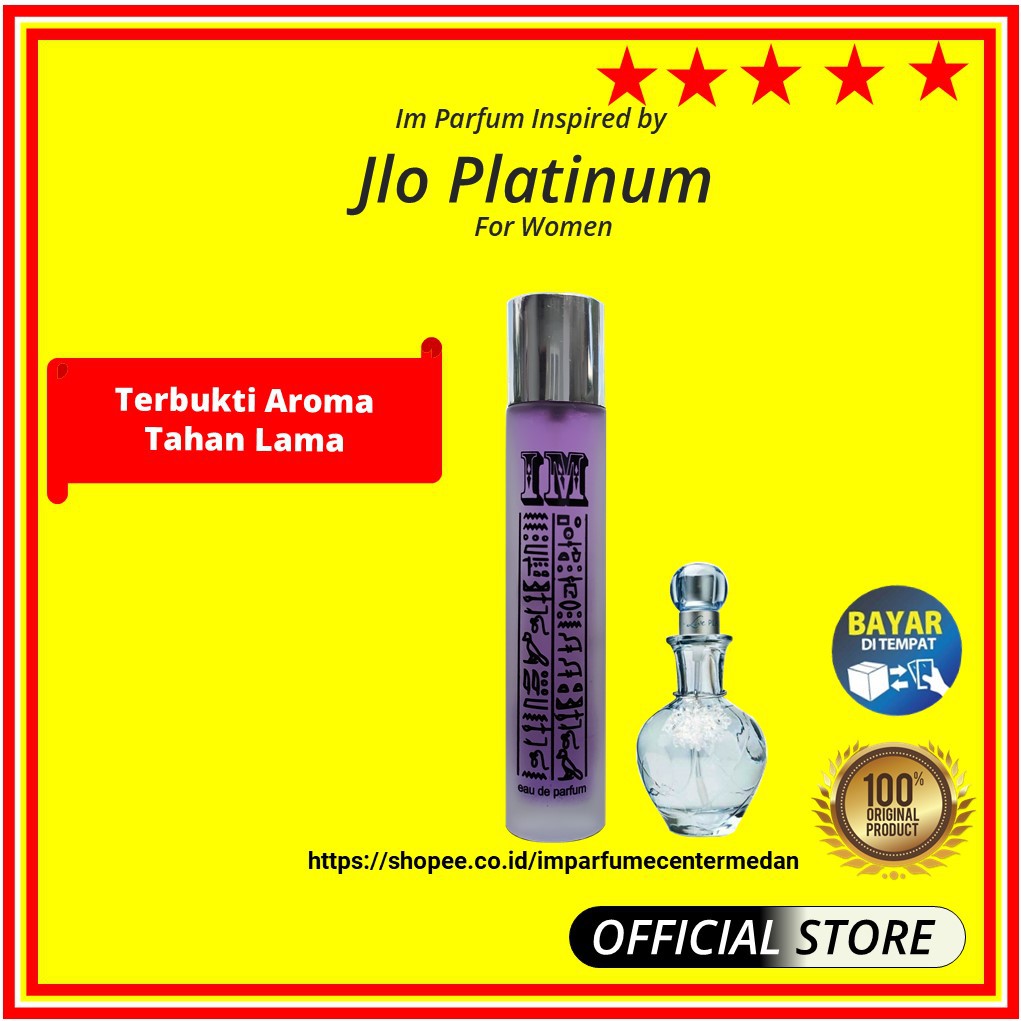 Parfum Wanita Jennifer Lopez Platinum 35 Ml / Im Parfume