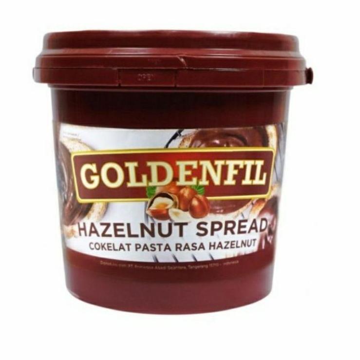 

thgt Goldenfil HAZELNUT SPREAD 1 kg RASA BARU!! j37^