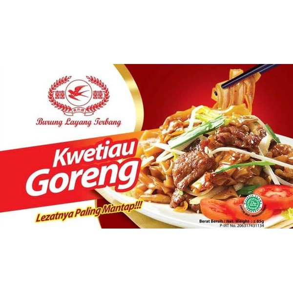 

Kwetiaw Goreng /Kuah cap burung layang mie instan 85 gr