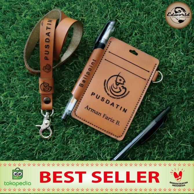 

[[COD]] Id Card Holder Kulit Custom Logo Instansi SALE Kode 194