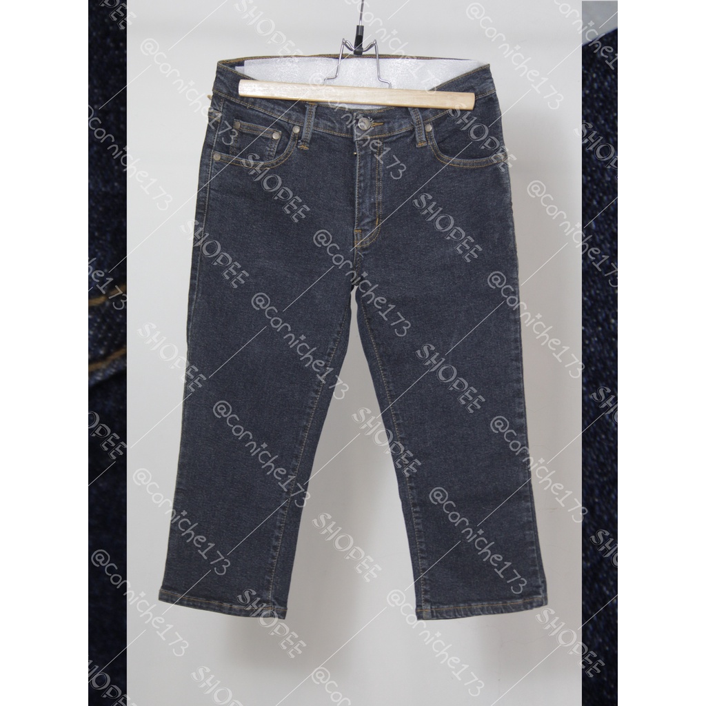 Corniche Denim 7/8 Pants Blue - JA90051