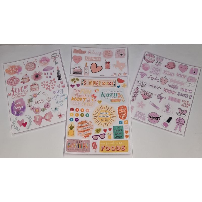 

Stiker aesthetic summer / stiker label unik