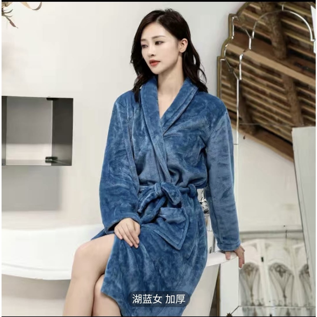 Baju tidur kimono bahan brudru tebal cewek cowok