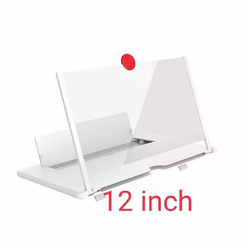 Kaca Pembesar Layar HP Smartphone12 Inch putih