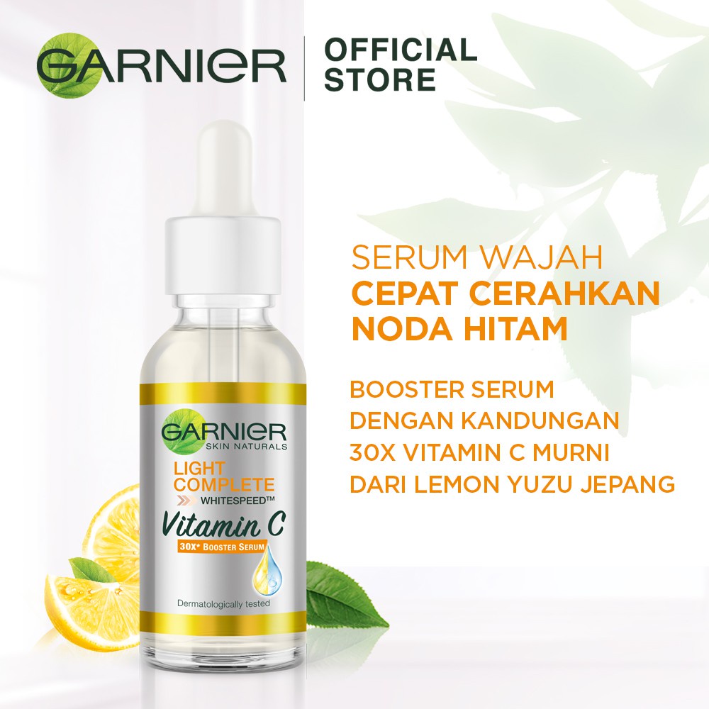 ✨LACIKOSME✨ [ 50 ML ] GARNIER LIGHT COMPLETE SAKURA WHITE HYALURON - BOOSTER SERUM WAJAH