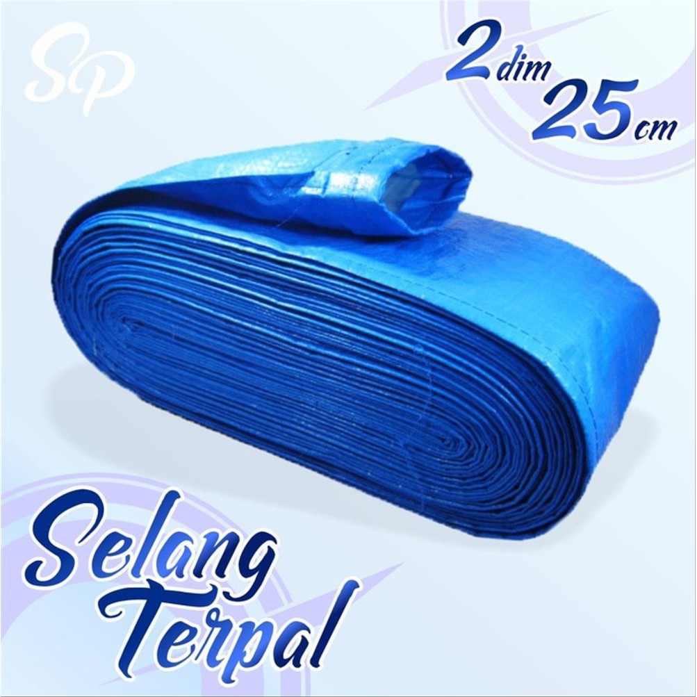 Selang Terpal Plastik 2 dim selang irigasi 25 meter