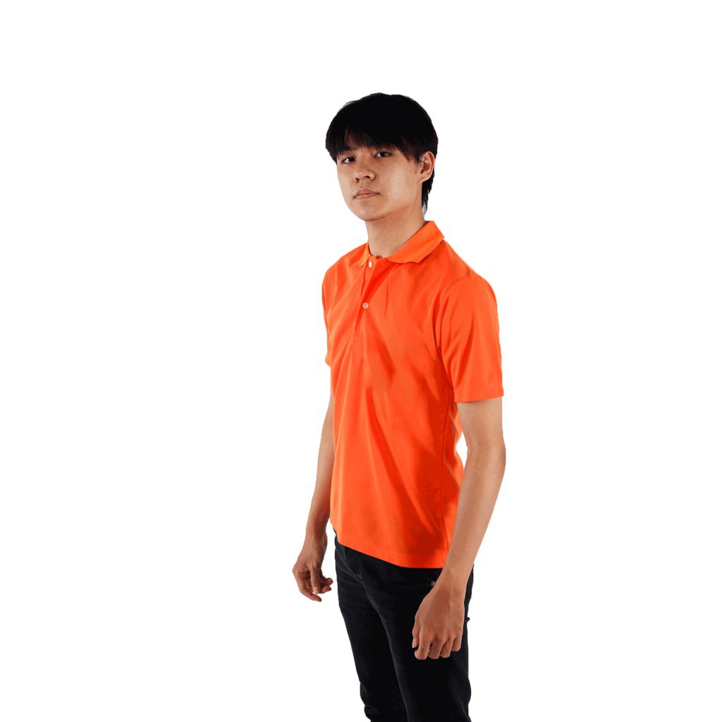 Kaos Polo Orange / Kaos Kerah / Kaos Polos Warna Orange / Kaos Polo Tshirt / UNISEX / ORANGE