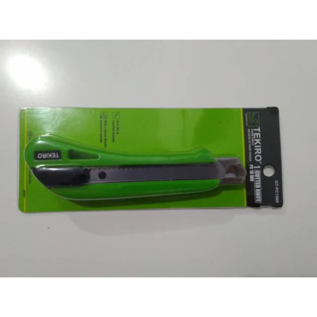 

TEKIRO pisau cutter besar 18mm cutter knife ORIGINAL