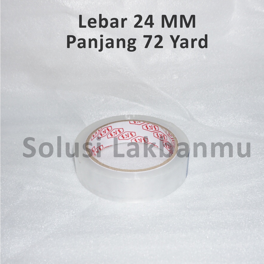 

Solatip / Solasi / Isolasi Bening 1 inch 72 Yard