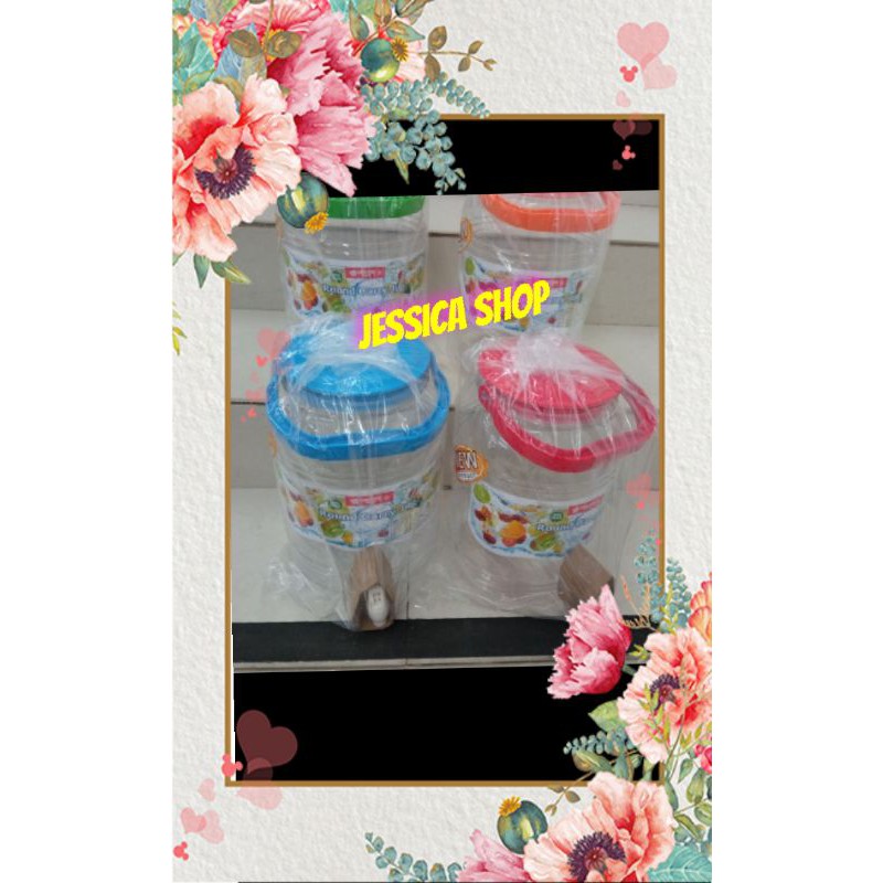 GALON AIR / DISPENSER AIR ROUND CARRY JUG LION STAR 8 LTR + KRAN