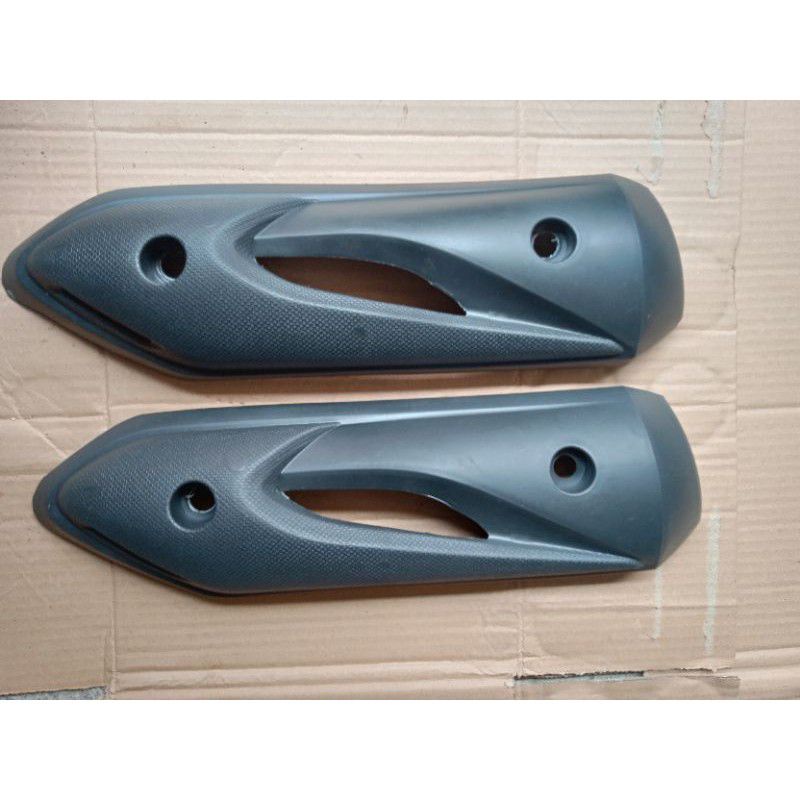 Tameng kenalpot beat karbu original