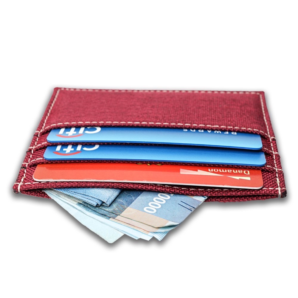 MEIMEISHOP CARD HOLDER 6 SLOT + 1 SLOT MONEY DOMPET KARTU