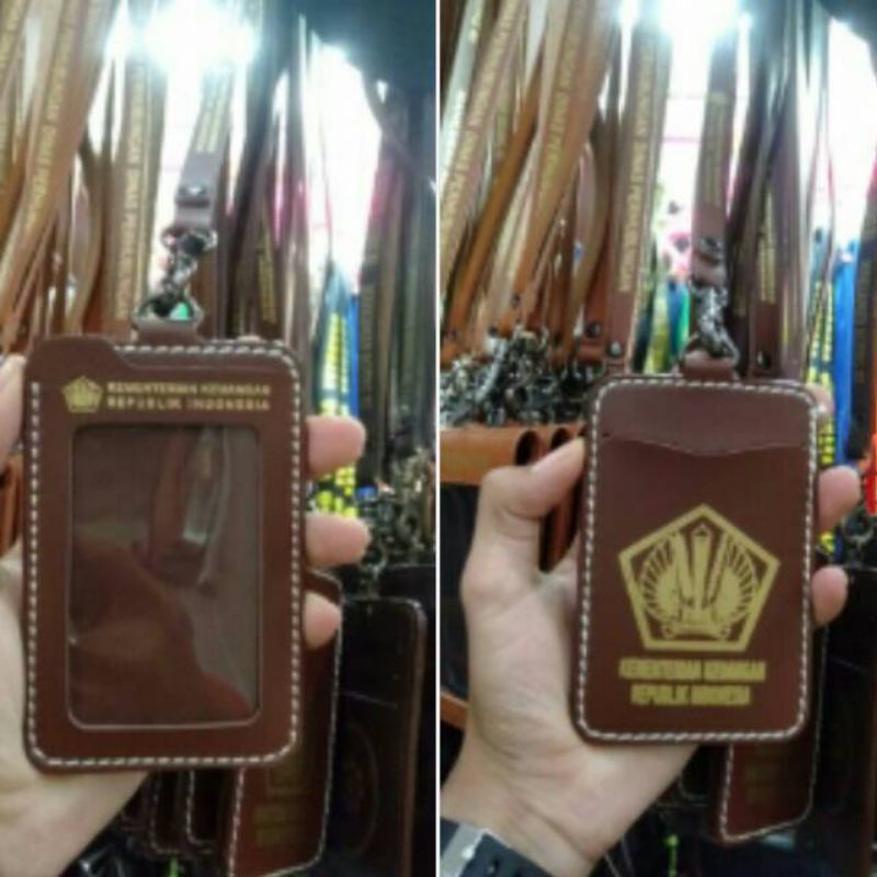 

Kalung name tag logo kementrian keuangan