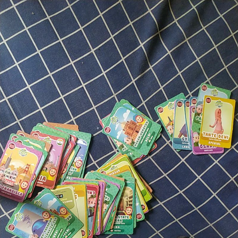 Kartu AR Choki Choki Nussa Dan Rarra 79 Lembar