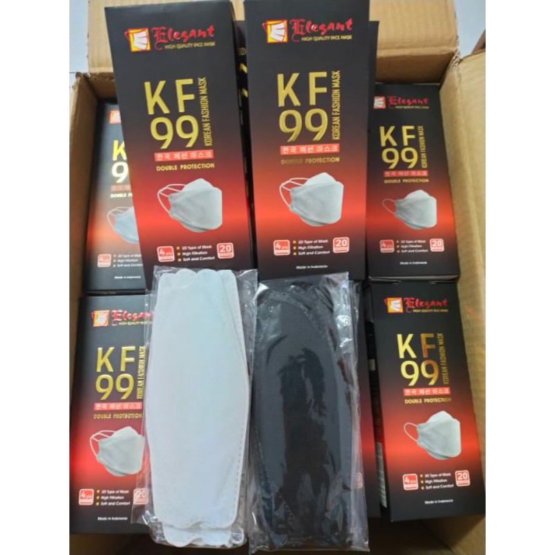 Masker KF99 ELEGANT Earloop 4 ply