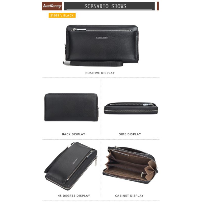 Dompet Panjang Clutch Pria | Wanita Baellerry 44