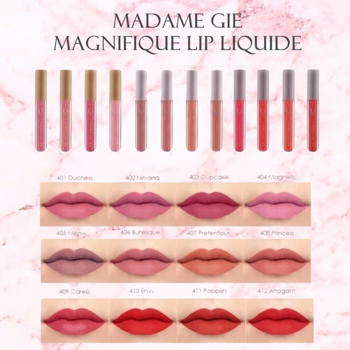 ✨LACIKOSME✨ MADAME GIE MAGNIFIQUE LIP LIQUIDE