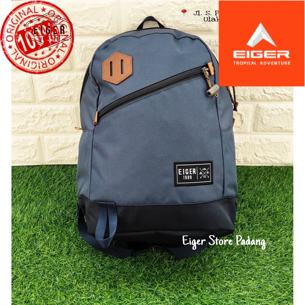 EIGER1989 TAS RANSEL  RAFT 3.0 5350 NAVY TAS SANDANG TAS SEKOLAH TAS SANTAI TAS WANITA TAS PRIA ORIG