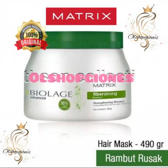 Matrix Biolage Fiberstrong Hair Mask masker rambut rusak putus pecah 500gr