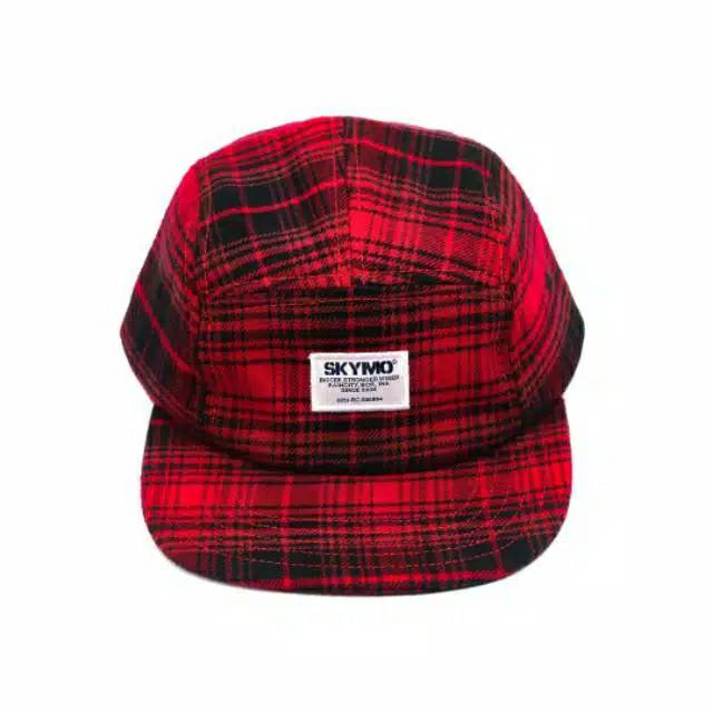 CAP SKYMO APPAREL | 5PANEL KANAWAS RED