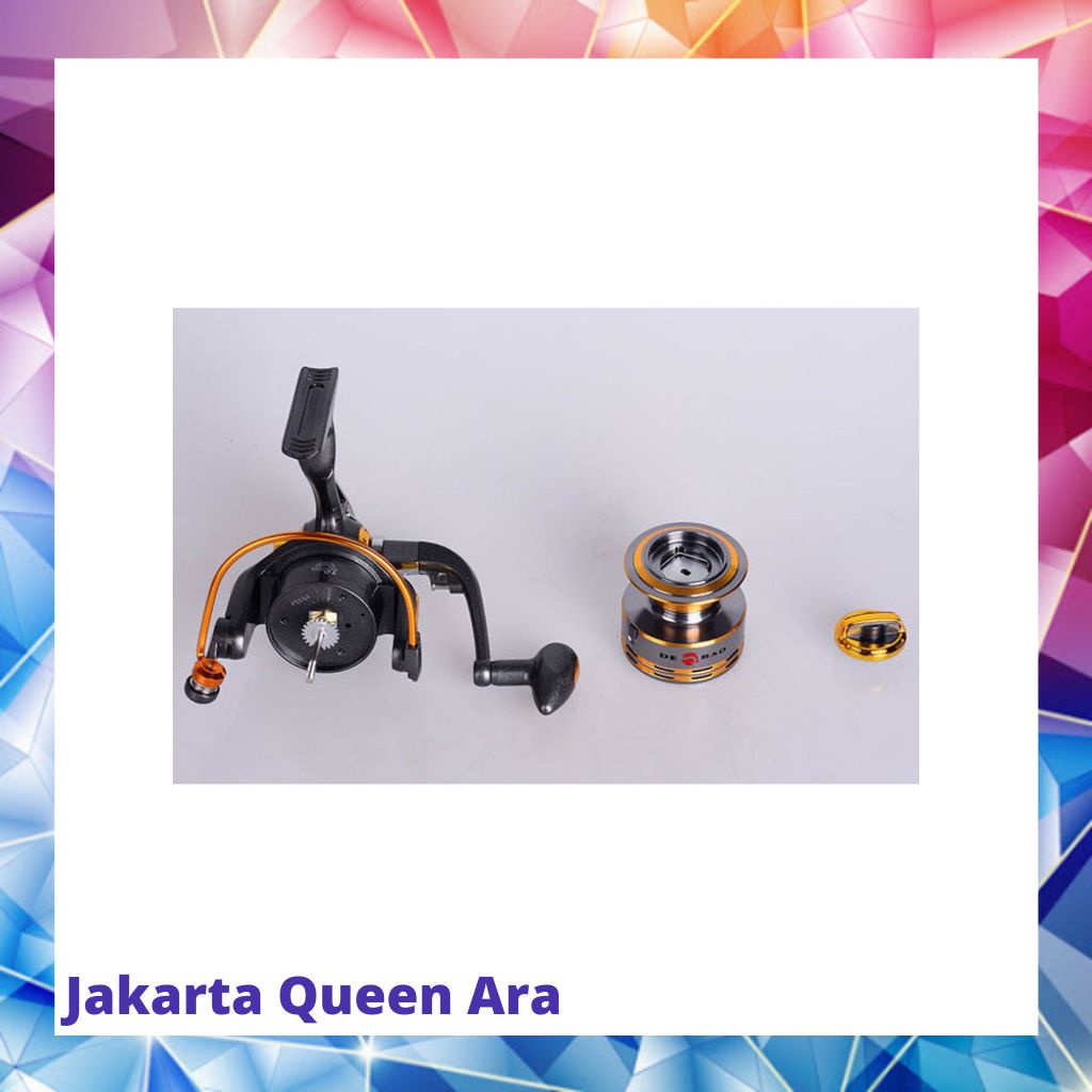 Debao Gulungan Pancing DB6000A Metal Fishing Spin Reel 10 Ball Bearin