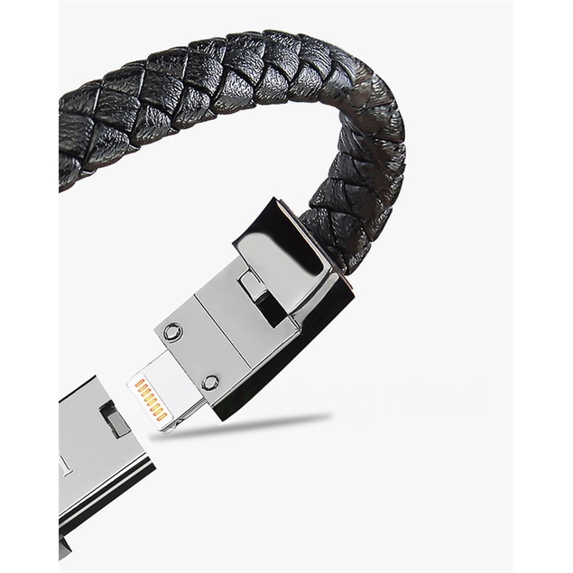 Creative Bracelet USB 5A Magnetic Fast Charging Cable Lightning / Micro / type-C Data Transmission