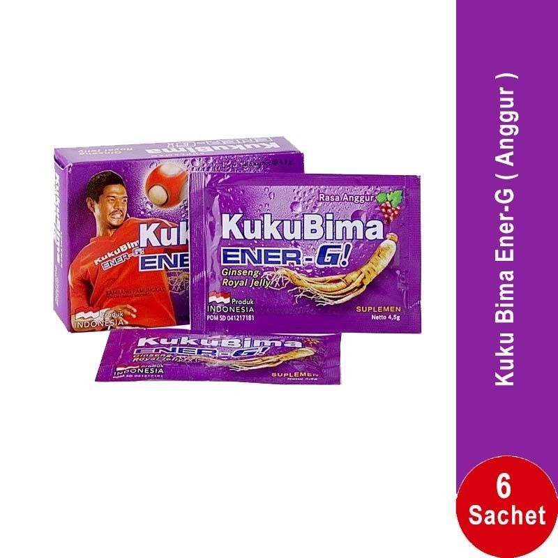 

Kukubima Ener-G 1Box isi 6 Sachet.