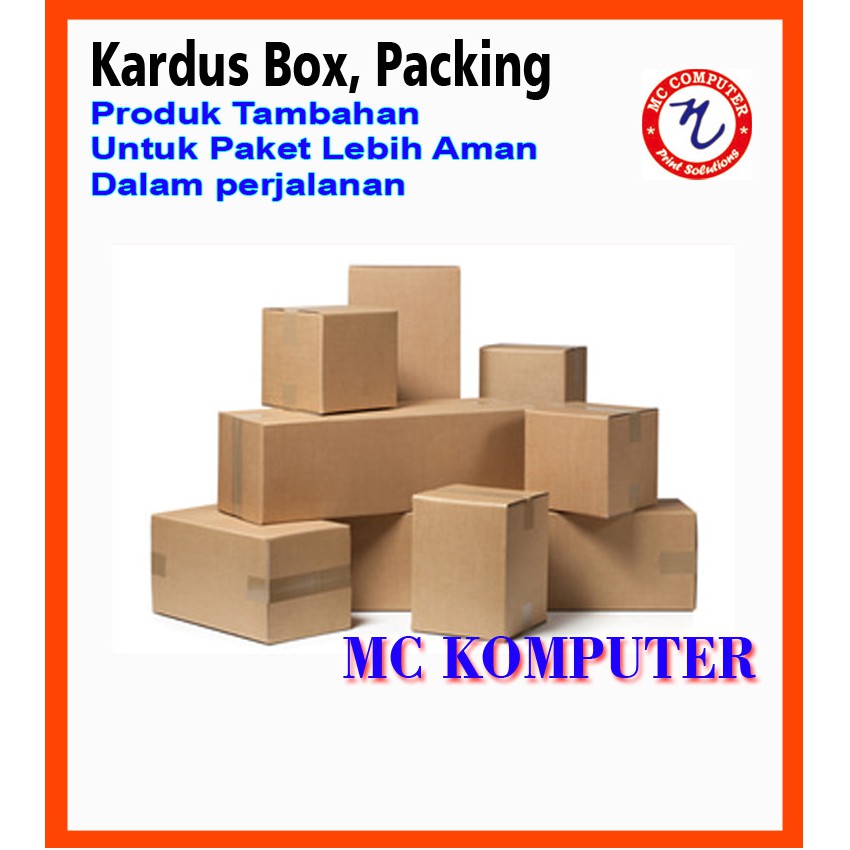 

Packing Kardus Tambahan Untuk Paket aman