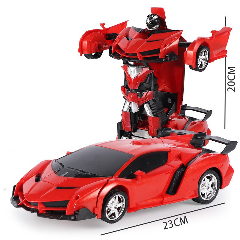 Mainan Anak RC Mobil Transformers Jadi Robot -271KX