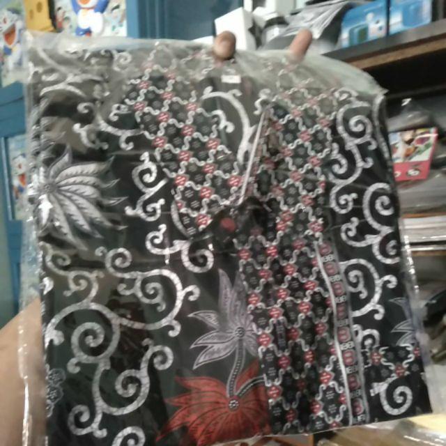 Kemeja Batik Pria Lengan Pendek Motif Semut