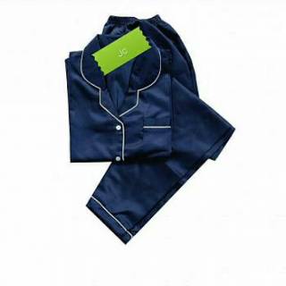  Piyama  celana  panjang  lengan pendek  pajamas basic CP 