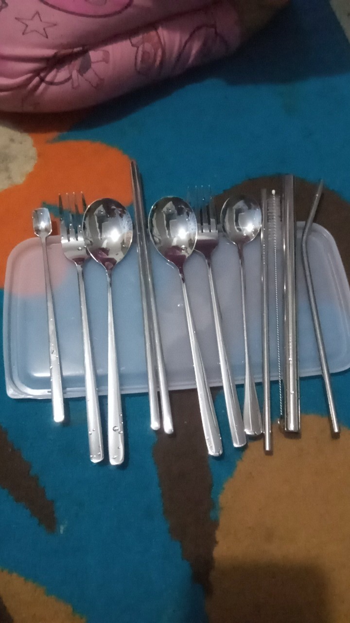 Sedotan Stainless Termurah Straw Brush Paket Boba