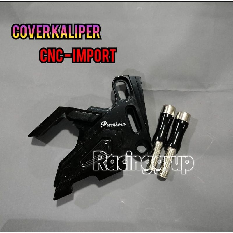 Cover Kaliper CNC Import Nmax R15 - Xabre - MxKing - Vix New - Vix Old - NVA - NVL - Byson - Hitam