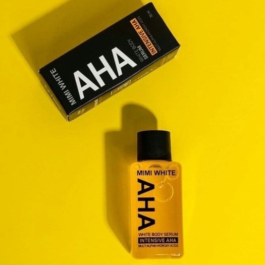 𝐑𝐀𝐃𝐘𝐒𝐀 - MIMI WHITE AHA WHITE BODY SERUM INTENSIVE WHITENING PEMUTIH KULIT BPOM 30ML