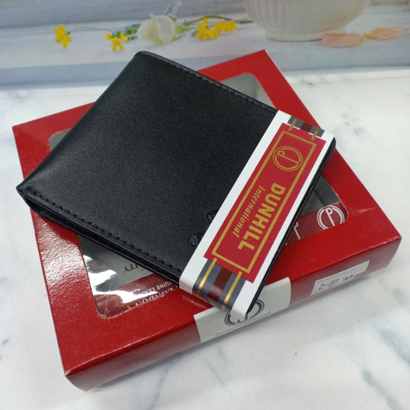 Dompet lipat pria kulit asli dunhill