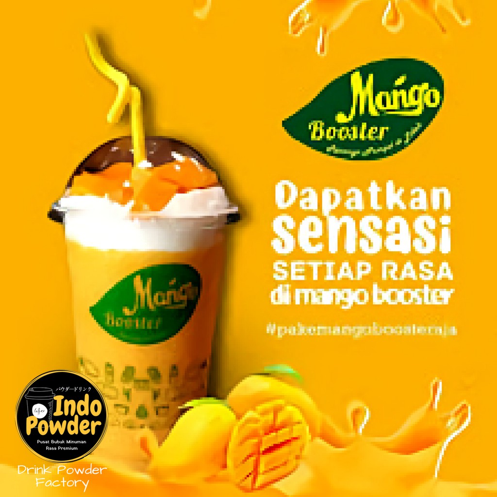 PREMIUM Bubuk Minuman MANGGA 1Kg / PREMIUM KING MANGO Powder 1Kg