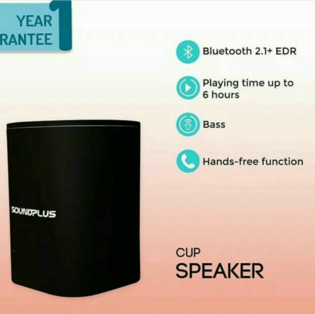 Soundplus cup Portable speaker Bluetooth mini