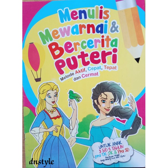 

Buku mewarnai anak puteri