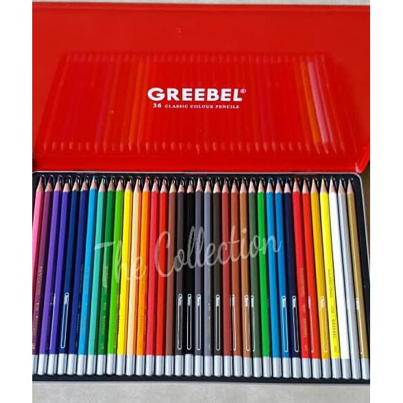

ー ECA ATK0092GB (36warna Kaleng Classic Pensil Greebel 1736 Tin Case Pencil ✳