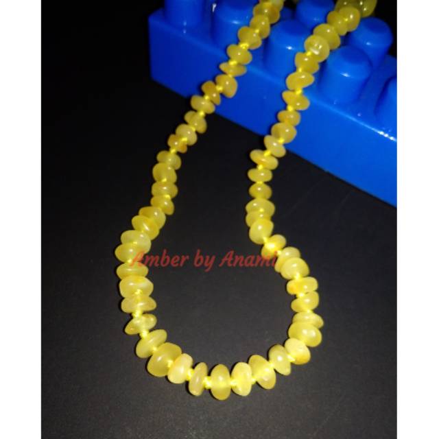 Kalung baltic amber 100% asli Lithunia kalung amber bayi