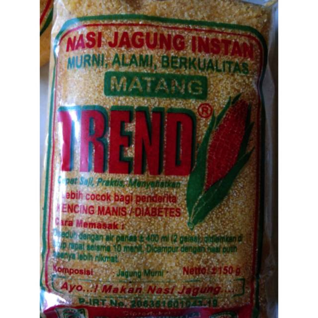 

Nasi Jagung Trend ( 150 gram)