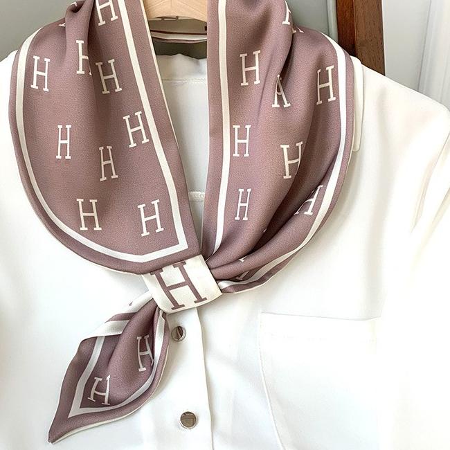 Scarf Leher Scarf Twilly Import High Quality Twilly Halus