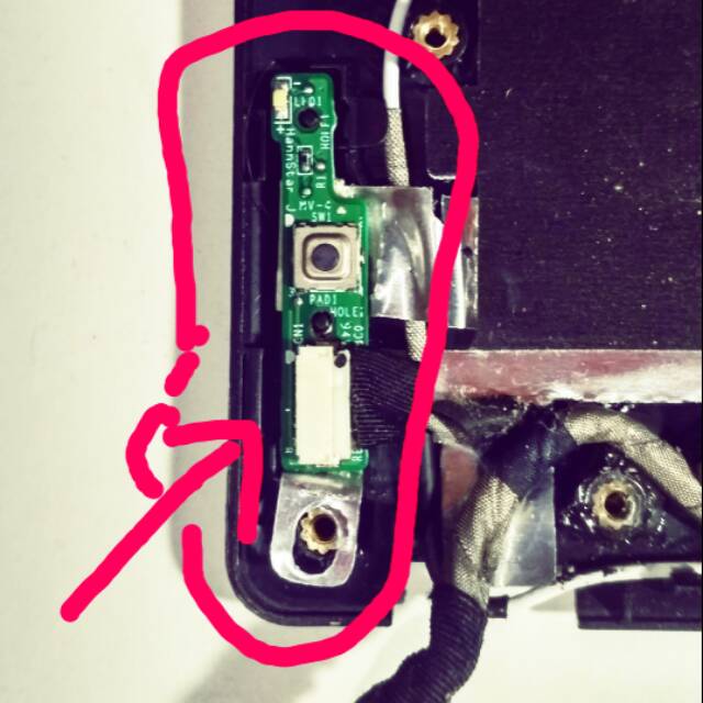 Switch Tombol power on off Netbook Lenovo s10-3