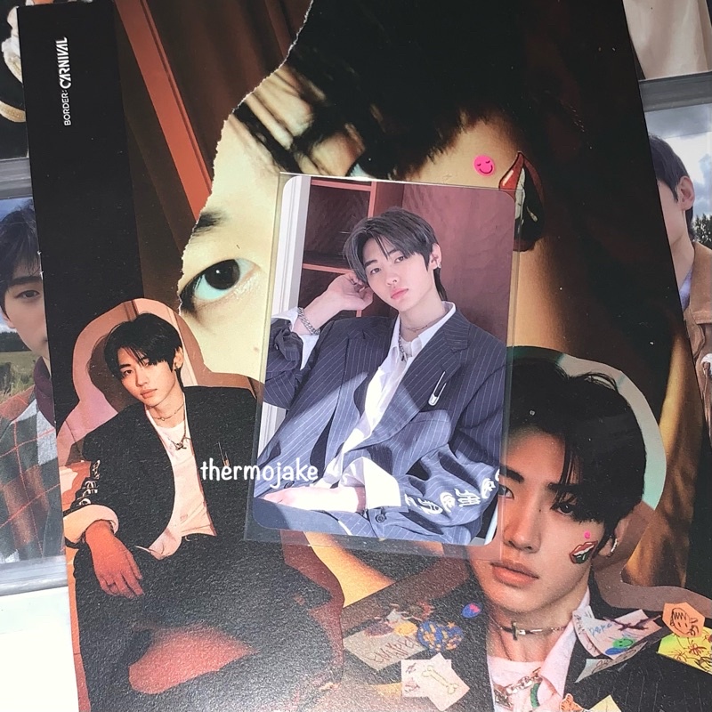 yizhiyu bdc pt1 enhypen sunghoon border carnival yzy hype down up pc photocard