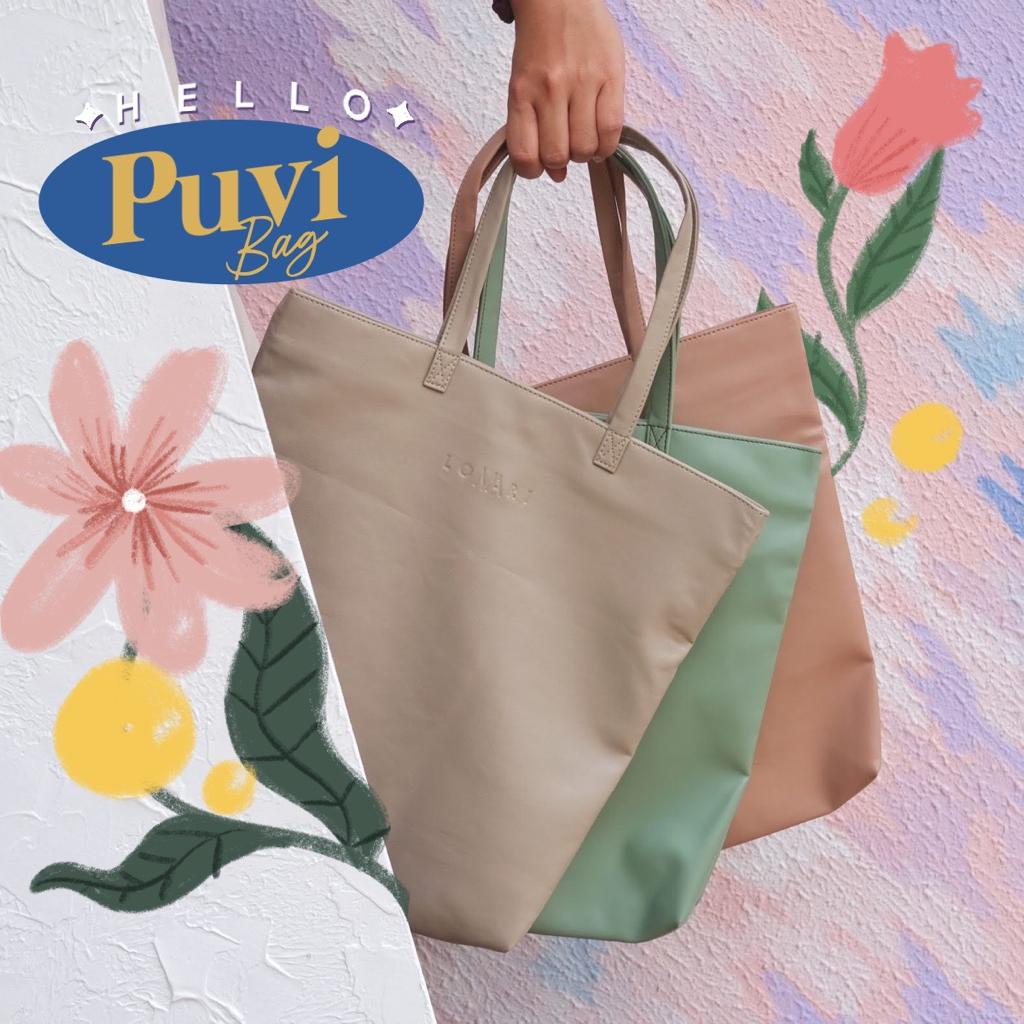 Puvi Bag - Tote Bag Leather Wanita