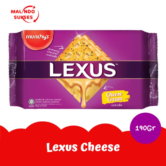 

Wafer-Biskuit- Lexus Cheese Family Pack 190 Gr -Biskuit-Wafer.