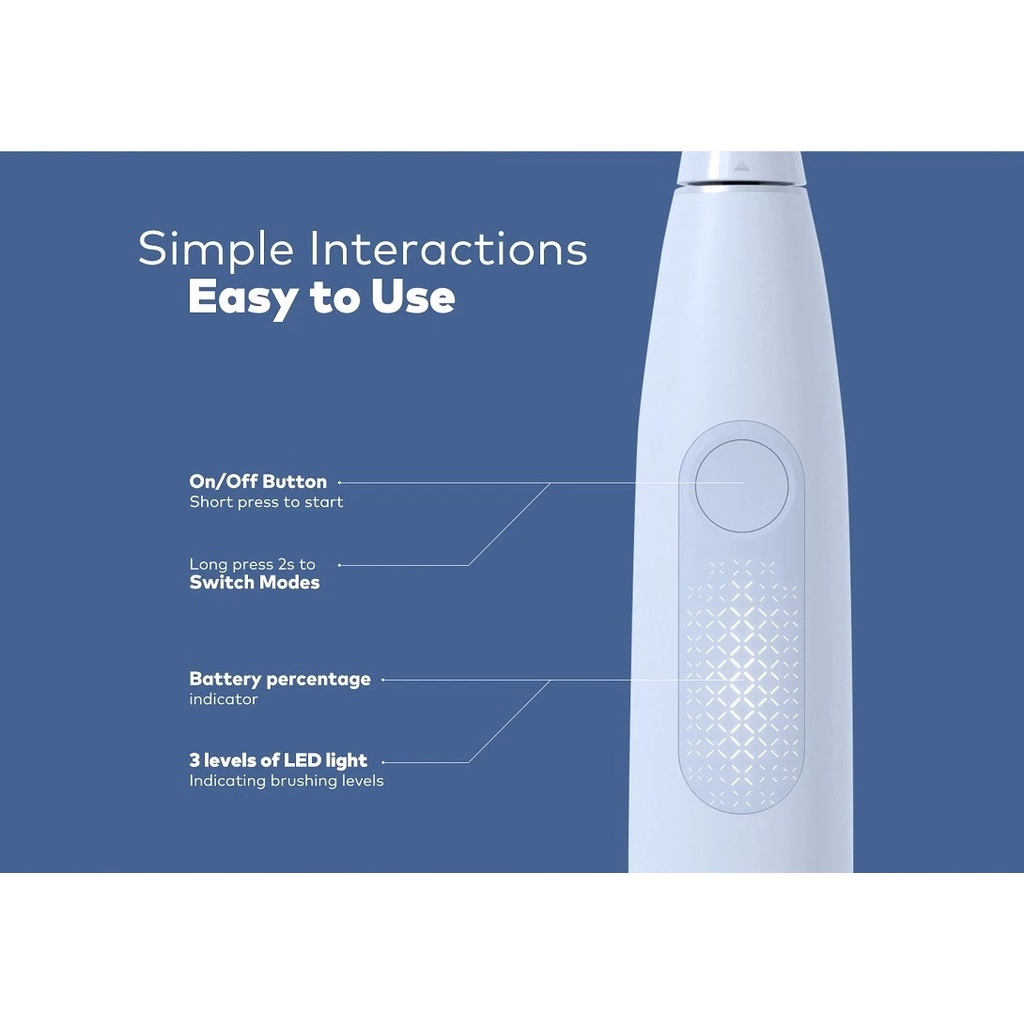 Sikat Gigi Elektrik Sonic Electric Toothbrush IPX7 Waterproof