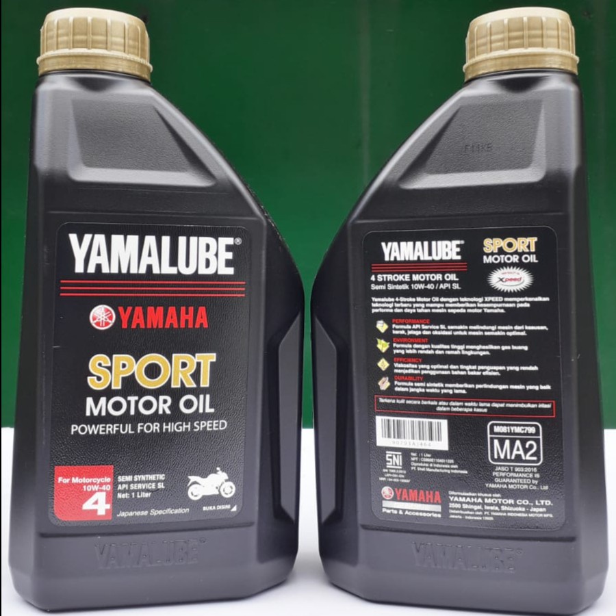 Oli Motor Yamaha Yamalube Sport 10w-40 1 Liter Vixion MX King